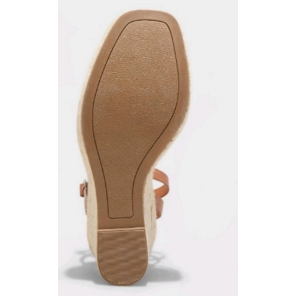 A New Day Tina Heels Cognac Size 9.5 - Picture 4 of 14